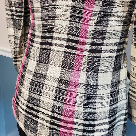 Vintage plaid blazer - Picture 7 of 9